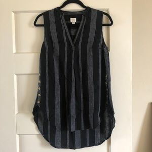 Striped Tunic Tank Top